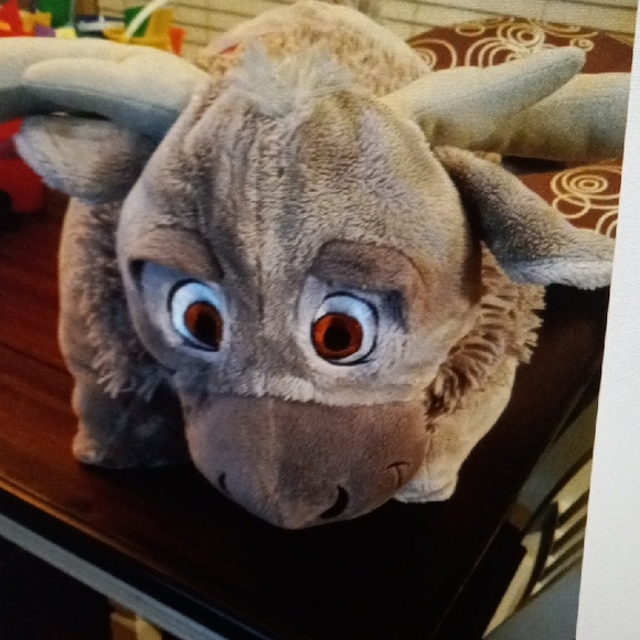 Disney Other - Disney Parks FROZEN Sven Brown and Tan Plush Pillow